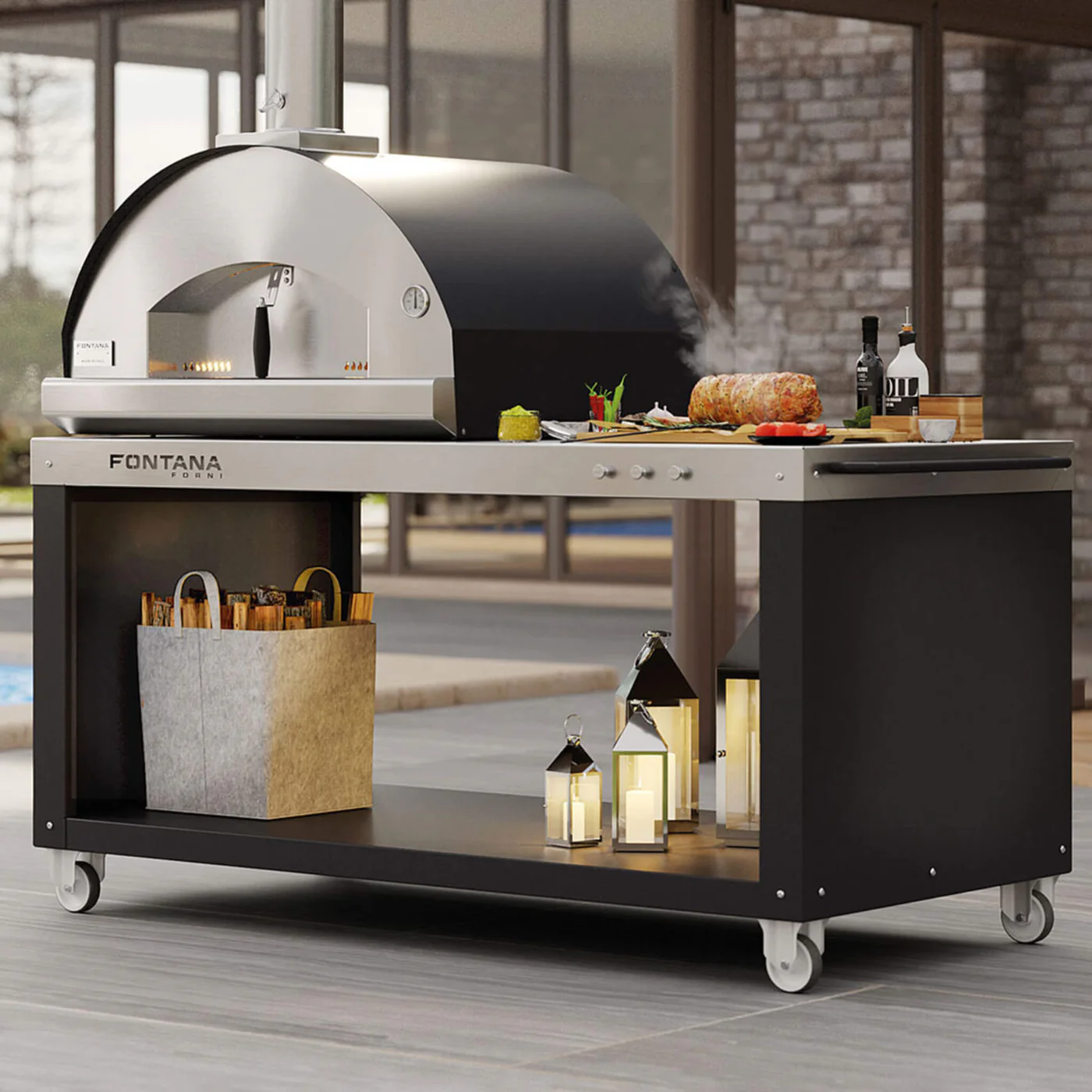 Vendite Arrediattrezzature -Vendite Arrediattrezzature Fontana Forni Pizza Oven Desk