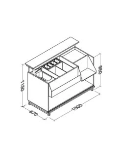 Banchi Work Station 1500 Mm Larghezza B
