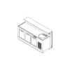 Banco Bar Refrigerato L200 Con Lavello Easy -Vendite Arrediattrezzature banco bar refrigerato l200 con lavello easy