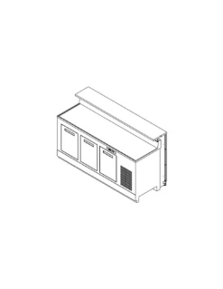 Banco Bar Refrigerato L200 Senza Lavello Easy