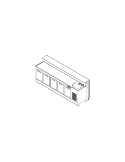 Banco Bar Refrigerato L300 Con Lavello Easy