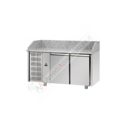 Banco Preparazione Pizza 2 Porte Per Teglie 60x40 Serie SX