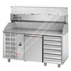 Banco Preparazione Pizza 2 Porte Per Teglie 60x40 Serie SX -Vendite Arrediattrezzature banco preparazione pizza 2 porte per teglie 60x40 serie sx 3
