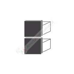 Banco Preparazione Pizza 2 Porte Per Teglie 60x40 Serie SX -Vendite Arrediattrezzature banco preparazione pizza 2 porte per teglie 60x40 serie sx 5