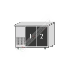 Banco Preparazione Pizza 2 Porte Per Teglie 60x40 Serie SX -Vendite Arrediattrezzature banco preparazione pizza 2 porte per teglie 60x40 serie sx 8