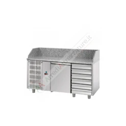 Banco Preparazione Pizza 2 Porte SX Con Piano In Granito -Vendite Arrediattrezzature banco preparazione pizza 2 porte sx con piano in granito 3