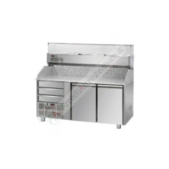 Banco Preparazione Pizza 2 Porte SX Con Piano In Granito -Vendite Arrediattrezzature banco preparazione pizza 2 porte sx con piano in granito 6