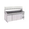 Banco Preparazione Pizza 3 Porte Con Portacondimenti -Vendite Arrediattrezzature banco preparazione pizza 3 porte con portacondimenti