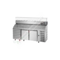 Banco Preparazione Pizza 3 Porte Per Teglie 60x40 -Vendite Arrediattrezzature banco preparazione pizza 3 porte per teglie 60x40 4