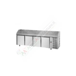 Banco Preparazione Pizza 4 Porte Per Teglie 60x40