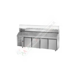 Banco Preparazione Pizza 4 Porte Per Teglie 60x40 Serie SX -Vendite Arrediattrezzature banco preparazione pizza 4 porte per teglie 60x40 serie sx 2