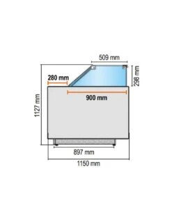 Banco Refrigerato Ventilato L187 Cm E P150 Cm - Vetrina Dritta Acciaio Inox Made In Italy -Vendite Arrediattrezzature banco refrigerato ventilato l187 cm e p150 cm vetrina dritta acciaio inox made in italy 1
