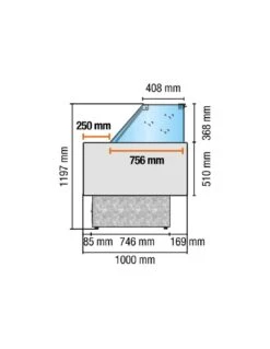 Banco Refrigerato Ventilato L200 Cm E P100 Cm - Vetrina Dritta Acciaio Inox Made In Italy -Vendite Arrediattrezzature banco refrigerato ventilato l200 cm e p100 cm vetrina dritta acciaio inox made in italy 1