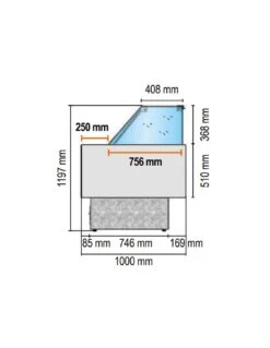 Banco Refrigerato Ventilato L375 Cm E P100 Cm - Vetrina Dritta Acciaio Inox Made In Italy -Vendite Arrediattrezzature banco refrigerato ventilato l375 cm e p100 cm vetrina dritta acciaio inox made in italy 1