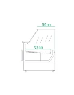 Banco Refrigerato Ventilato Per Macelleria O Salumeria Cm 156 -Vendite Arrediattrezzature banco refrigerato ventilato per macelleria o salumeria cm 156 2