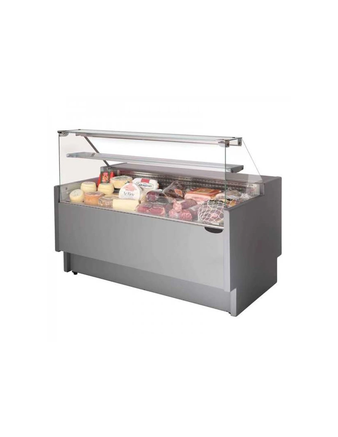 Banco Refrigerato Vetrina Dritta L200 E P78 Cm - Design Italiano Basso Consumo 4 Banco Refrigerato Vetrina Dritta L200 E P78 Cm - Design Italiano Basso Consumo - immagine 2