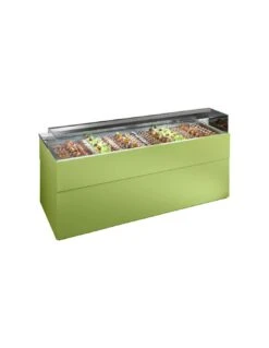 Banco Vetrina Espositiva Refrigerata 1802 Mm - Due Mensole Basso Consumo Acciaio Inox AISI 304 -Vendite Arrediattrezzature banco vetrina espositiva refrigerata 1802 mm due mensole basso consumo acciaio inox aisi 304 5