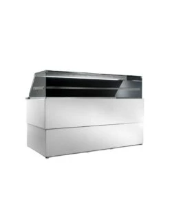 Banco Vetrina Espositiva Refrigerata 2227 Mm - Design Italiano Basso Consumo Acciaio Inox AISI 304