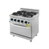 Cucina A Gas 4 Fuochi Professionale Con Forno SERIE 700 1 Cucina A Gas 4 Fuochi Professionale Con Forno SERIE 700 -Vendite Arrediattrezzature cucina a gas 4 fuochi professionale con forno serie 700