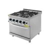 Cucina Professionale A Gas 4 Fuochi Con Forno SERIE 900 -Vendite Arrediattrezzature cucina professionale a gas 4 fuochi con forno serie 900