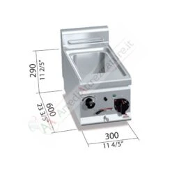 Cuocipasta Elettrico Con Vasca Da 11 Litri