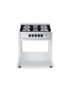 Fornellone In Acciaio Inox 5 Fuochi Con Tavolo SERIE 600