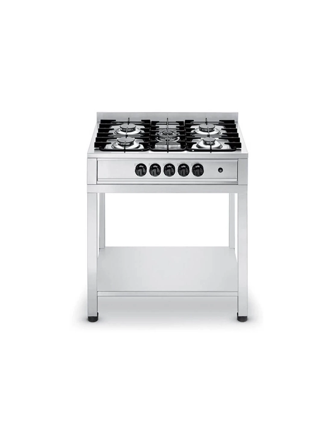 Fornellone In Acciaio Inox 5 Fuochi Con Tavolo SERIE 600 3 Fornellone In Acciaio Inox 5 Fuochi Con Tavolo SERIE 600