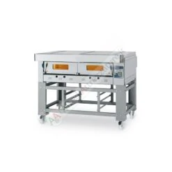 Forno A Gas 12 Pizze Monocamera Finitura Inox