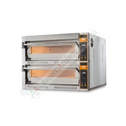 Forno Controllo Elettronico 2 Camere 6+6 Pizze Ø 36 Cm