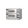 Forno Elettrico Pizza Due Camere Cottura Con Vetro