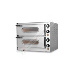 Forno Elettrico Pizza Due Camere Cottura Con Vetro