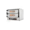 Forno Elettrico Pizza Due Camere Cottura Con Vetro 3 Resistenze -Vendite Arrediattrezzature forno elettrico pizza due camere cottura con vetro