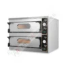 Forno Elettrico 2 Camere 9+9 Pizze Ø 36 Cm