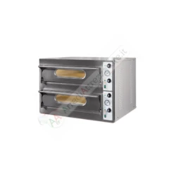 Forno Pizza Elettrico Da 4+4 Pizze 33 Diametro