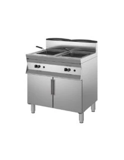 Friggitrice A Gas 13+13 Litri Con Scambiatore Di Calore Esterno