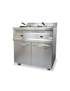 Friggitrice A Gas 2 Vasche 15+15 Litri SERIE 700