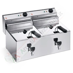 Friggitrice Elettrica 10+10 Litri Trifase