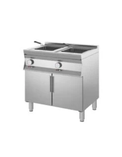 Friggitrice Elettrica 2 Vasche Su Base Armadiata 18+18 Lt Serie 900