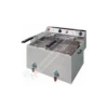 Friggitrice Elettrica 8+8 Lt 2 Vasche Rubinetti -Vendite Arrediattrezzature friggitrice elettrica 88 lt 2 vasche rubinetti