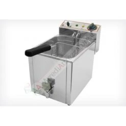 Friggitrice Elettrica Lt 10 Con Rubinetto