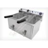 Friggitrice Elettrica Lt 10+10 Con Rubinetto -Vendite Arrediattrezzature friggitrice elettrica lt 1010 con rubinetto