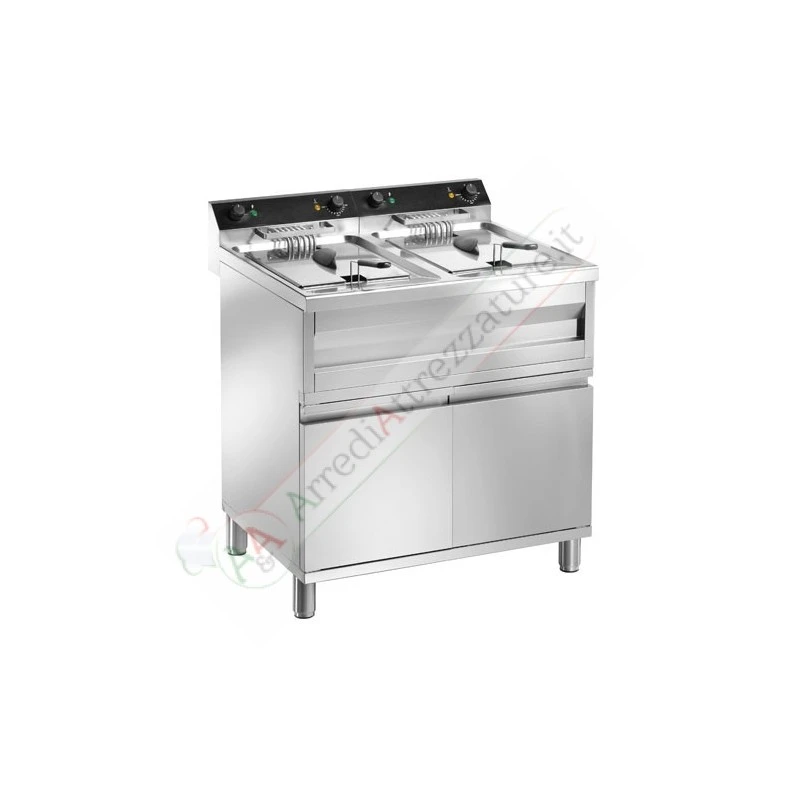 Friggitrice Elettrica MEC FT12+12fs 3 Friggitrice Elettrica MEC FT12+12fs