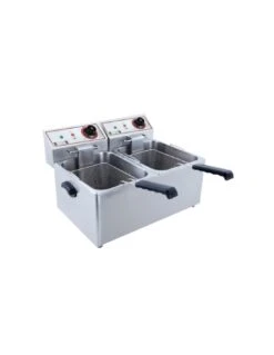 Friggitrice Professionale Due Vasche 8+8 Litri Elettrica