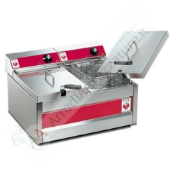 Friggitrice Professionale Elettrica 7.5+7.5 Litri