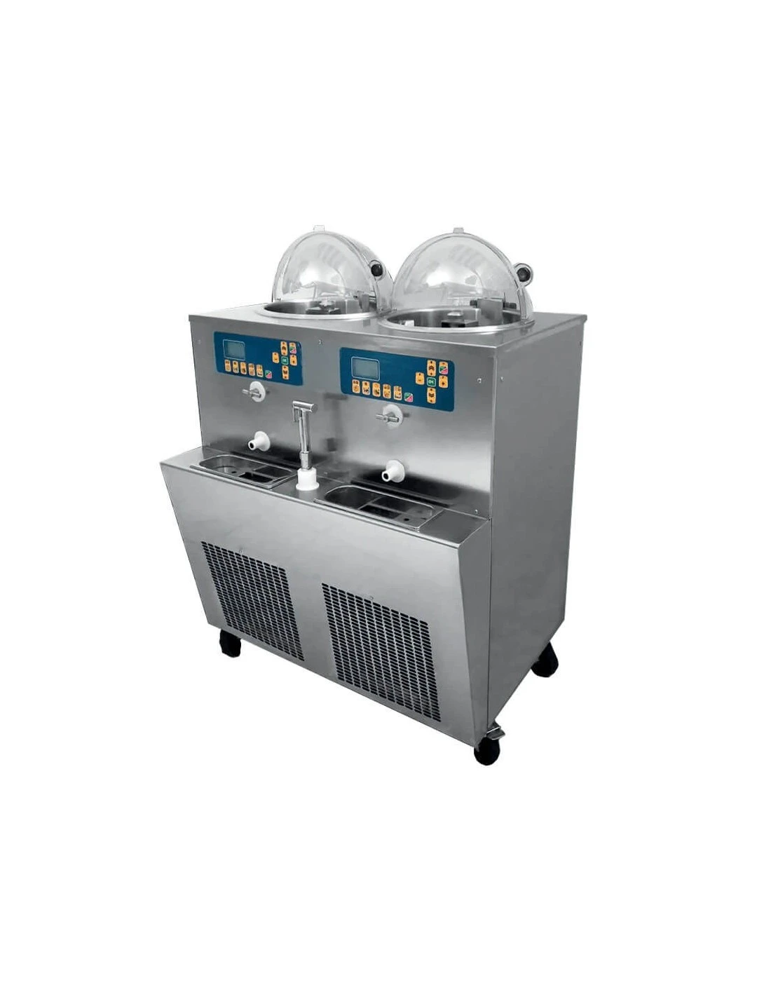 Mantecatore Estrazione Automatica 15 Lt/h Per 2 E Espositore Gelato Fresco 3 Mantecatore Estrazione Automatica 15 Lt/h Per 2 E Espositore Gelato Fresco