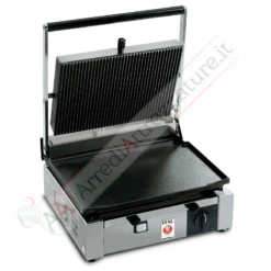 Piastra Doppia In Ghisa Ceramicata R+L