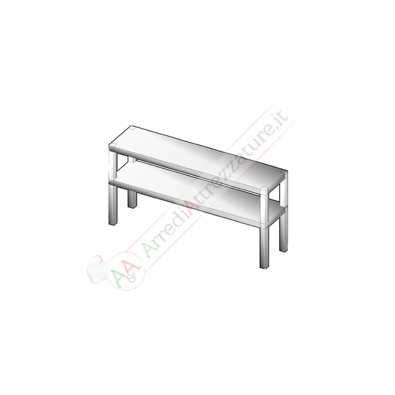 Ripiano Di Appoggio A 2 Piani 140x30x60 3 Ripiano Di Appoggio A 2 Piani 140x30x60