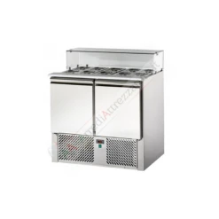 Saladette 220 Litri Piano Vetro