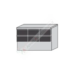 Saladette 3 Porte Con Piano E Alzatina -Vendite Arrediattrezzature saladette 3 porte con piano e alzatina 2