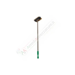 Spazzola Doppia Inox/ottone Con Raschietto